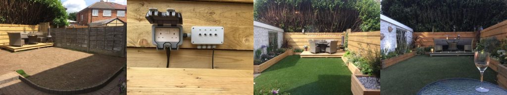 Pet and family friendly artificial grass installation with stylish outdoor living in Lytham